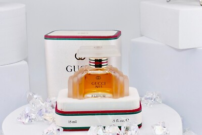 #ad Gucci No 3 Vintage Parfum w Box 1 2 fl oz Discontinued Very Rare Hard to Find $147.59
