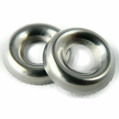 #ad Stainless Steel Cup Washer Finishing Countersunk #10 Qty 250 $25.57
