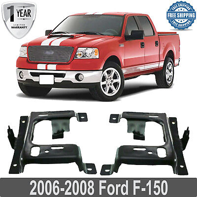 #ad Front Bumper Bracket Mounting Plate LH RH For 2006 2008 Ford F 150 $89.42