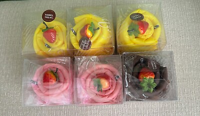 #ad 6 pack Towel Treat Towel Cupcake Birthday Party Favors Gifts Game Prizes Easter $7.99