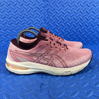 #ad Asics GT 2000 10 Womens Shoes Size 9.5 Pink Running Walking Athletic Sneakers $55.95