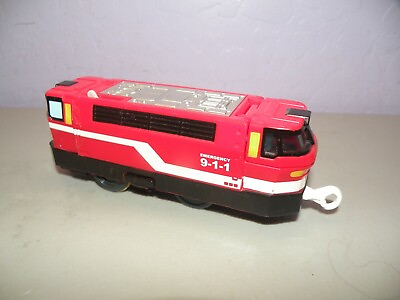 Rare Tomica Tomy 911 Emergency Vehicle Train With Figure Minifigure Works $25.49