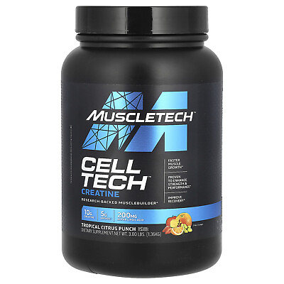 #ad Cell Tech Creatine Tropical Citrus Punch 3 lbs 1.36 kg $27.99