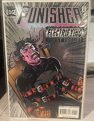 #ad The Punisher #1 Marvel Comics 1995 Silver Foil Cover VF NM $14.00