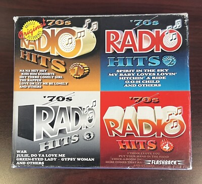 #ad 70s Radio Hits 1 4 CD. Various Artists. Total Of 4 CDs Included $17.95