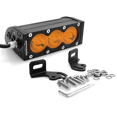 #ad 6Inch 30W LED Light Bar Offroad Driving Work Lamp Pickup ATV SUV 4WD Truck Amber $45.21