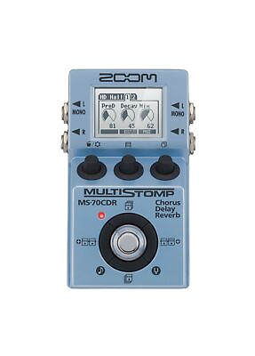 #ad Zoom MS 70CDR MultiStomp Guitar Effects Pedal Chorus Delay and Reverb Effe... $163.99