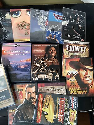 #ad DVDs Open but Perfect Choose From 140 Movies Disc Art only NO CASE $3.99