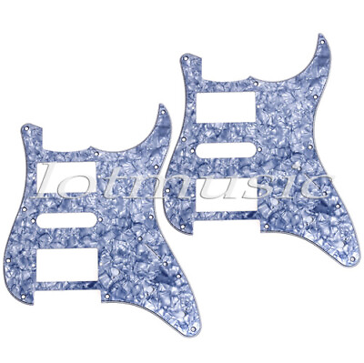 #ad 2PCS Guitar Pickguard For ElectricHSH4 Ply Gray PearlFor Fender Strar Style $24.99