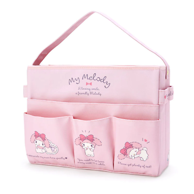 #ad My Melody Storage Bag Foldable Portable Organizer Sanrio Japan $27.99