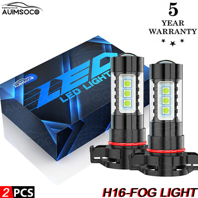 #ad For Subaru Impreza 2012 2014 LED Fog Driving 2pcs Bulbs H16 Fog light white kits $18.99