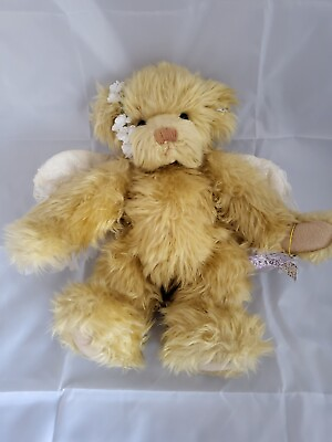 #ad Annette Funicello Bear Co Angel Wings 11quot; Collectible Bear Light Golden Brown $15.00