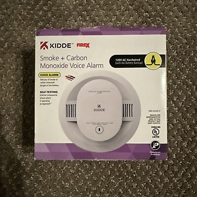 #ad Kidde Firex 900 CUAR V Carbon Monoxide Fire Smoke Voice Detector $29.50