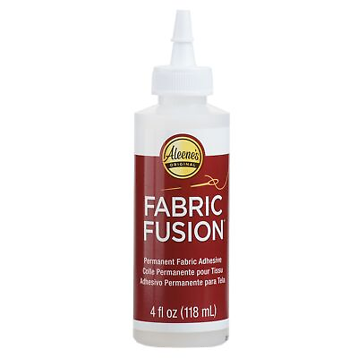 #ad Aleene#x27;s 23473 Fabric Fusion Permanent Fabric Adhesive Clear4oz $9.33