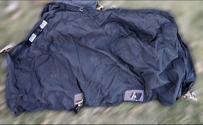 #ad Turnout Horse SHEET Light Winter Blanket Black Size 72 $45.00