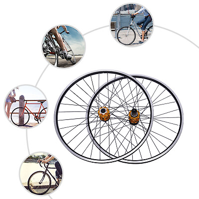 #ad 29quot; Front amp; Rear Wheelset Mountain MTB Bike Wheels Aluminum Alloy Disc Brake Rim $95.00