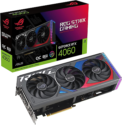 #ad ROG Strix Geforce RTX™ 4060 OC Edition Gaming Graphics Card Pcie 4.0 8GB GDDR6 $544.99