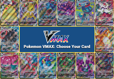 #ad Pokemon VMAX Choose Your Card All Available Ultra Rare Full Art Holo TCG $299.95