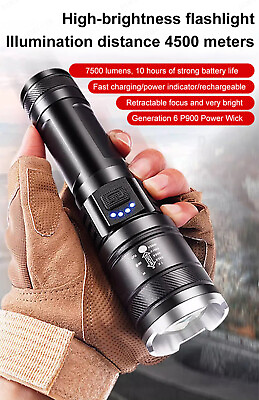 #ad Superbright LED Flashlight With Retractable Focusing For Outdoor Use And Emergen $28.05