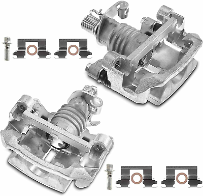 #ad A Premium Rear Disc Brake Caliper Assembly with Bracket Compatible with Select B $142.99
