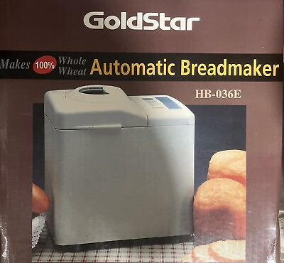 #ad Gold star Breadmaker HB 020E Tested Works $199.00