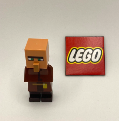 #ad Lego Minecraft Brown Coat Villager New $10.95