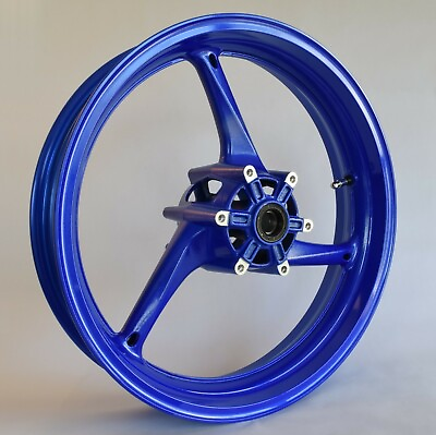 #ad NEW GLOSS BLUE Front Wheel Suzuki GSXR 600 750 2008 2010 GSX R 1000 2009 2016 $119.68