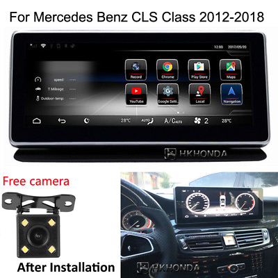 #ad Android 10 Car GPS Radio Navigation Stereo For Mercedes Benz CLS Class 2012 2018 $522.55