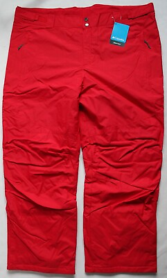 #ad Columbia Mens 2X Regular Bugaboo IV Pant Mountain Red Snow Pant Ski Pant 1864313 $39.99