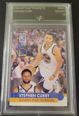 #ad 2009 stephen curry rookie card STEPH CURRY RC GS WARRIORS GRADED GEM Mint Finals $44.50