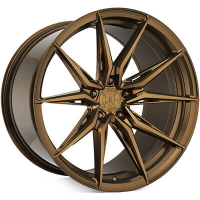 #ad 4 20x9 20x10.5quot; Staggered Rohana Wheels RFX13 Brushed Bronze Rims B2 $2800.00