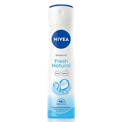 #ad Nivea For Women Fresh Natural Deodorant 48 Hour Odor Protection 150ml free shipp $12.69