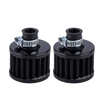 #ad 2 PCS 12mm Cold Air Intake Filter Turbo Vent Crankcase Car Breather Valve Cover $8.59