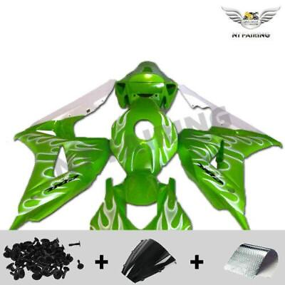 #ad MS Injection Green Kit Fairing Fit for Honda 2006 2007 CBR1000RR ABS Set z085 $579.99