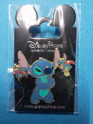 #ad Disney 2005 Stitch With Devils DLRP Pin $8.99