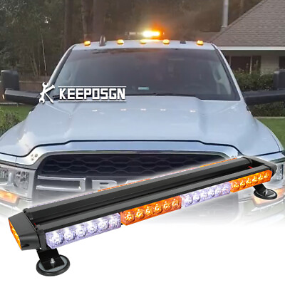 #ad 54 LED Emergency Light Bar Rooftop Strobe Warning For Truck Pickup Jeep Off Road $68.23