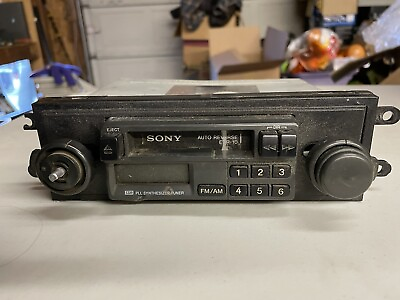 #ad SONY EXR 10 AM FM Cassette Car Stereo Vintage Shaft Knob Radio UNTESTED $64.99