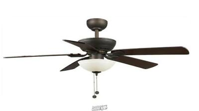 H.B. Connor 52 in. Integrated LED Oil Rubbed Bronze Ceiling Fan with Light Kit $89.99