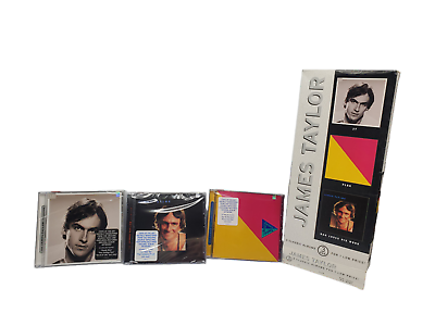 #ad James Taylor 3 Classic Albums JT Flag Dad Loves His Work Sealed CDs NOTE* $24.00