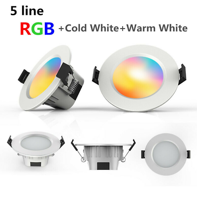 Dimmable Recessed Led Ceiling Down Light Lamp Spotlight amp; driver RGB 5W 9W 15W $247.49