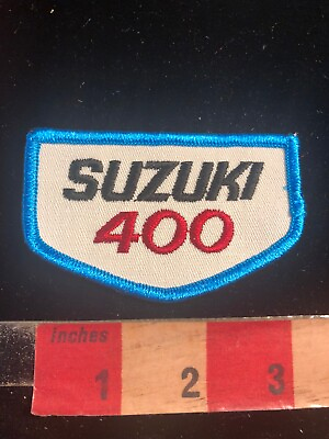 #ad NOS Embroidered Cloth Dirt Bike SUZUKI 400 Motorcycle Patch 3.25” X 2” 00SI $5.39