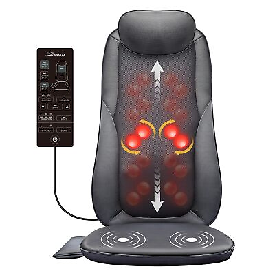 #ad Snailax Back Massager with Heat Shiatsu Massage Chair Pad for Back Pain $153.32
