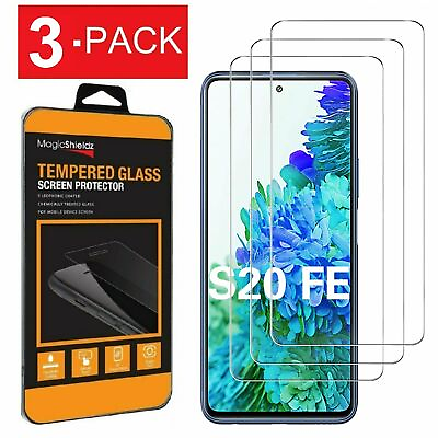 #ad 3 Pack Premium Tempered Glass Screen Protector for Samsung Galaxy S20 FE 5G $6.55
