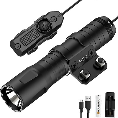 TOUGHSOUL M Lok Tactical Flashlight 1250 Lumens LED with Remote Pressure Switch $36.00