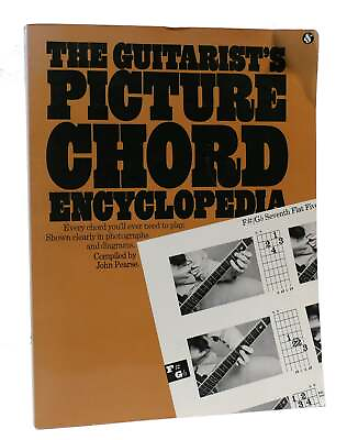 #ad John Pearse THE GUITARIST#x27;S PICTURE CHORD ENCYCLOPEDIA 1st Edition 1st Printing $54.45