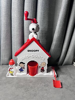 #ad Snoopy Peanuts Sno Cone Snow Cone Machine Ice Drink Maker 2016 Craz Art $24.99
