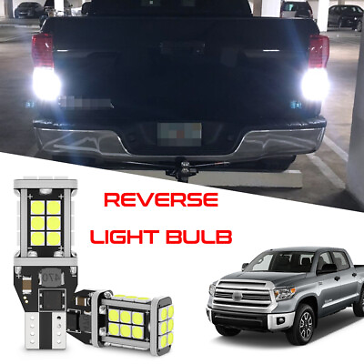 2pcs HID White 24 SMD LED Backup Reverse Light Bulbs for Toyota Tundra 2000 2013 $9.99