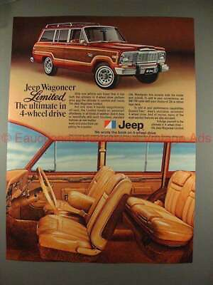 #ad 1979 Jeep Wagoneer Limited Ad Ultimate 4 wheel Drive $19.99