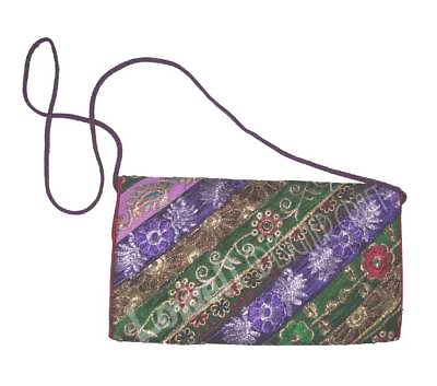 #ad Bag Ethnic Clutch Purse Embroidered Wallet Wristlet Women Handmade Boho $29.00