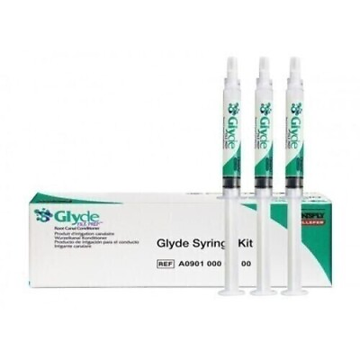 #ad Dentsply Glyde File Prep Syringe Kit EDTA Gel For Root Canal Conditioner 1x3 $49.99